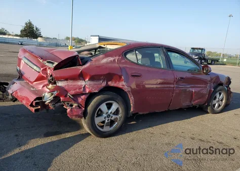 2006 Pontiac Grand Prix from USA, damaged, VIN 2G2WP552561140706